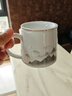 西多米茶杯茶水分離陶瓷杯泡茶杯男士個人專員羊脂玉水杯子辦公室馬克杯 曬單實拍圖
