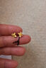 金至尊黃金耳釘女四葉草彎鉤999足金耳飾送禮生日禮物計價(jià) 1.88克 曬單實(shí)拍圖