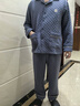 美即萊（MEIJILAI）睡衣男士秋冬季純棉加厚空氣棉夾層保暖大碼春秋薄夾棉家居服套裝 13503 XL （身高175-180體重140-160） 曬單實(shí)拍圖