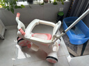 ANGI BABY兒童三輪車(chē)兒童腳踏車(chē)寶寶三輪車(chē)帶剎車(chē)手推車(chē)輕便遛娃神器 【旗艦款】 公主粉 六一兒童節禮物兒童三輪車(chē)手推車(chē) 曬單實(shí)拍圖