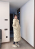 波司登25年冬季羽絨服90絨女士修身超長(cháng)款休閑加厚連帽立領(lǐng)外套 曬單實(shí)拍圖