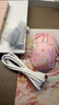 達(dá)爾優(yōu)（dareu）A950糖果粉適合中大手無(wú)線2.4g有線藍(lán)牙三模電競(jìng)游戲鼠標(biāo)輕量化KBS2.0衡力RGB充電帶底座 曬單實(shí)拍圖