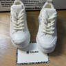 莎萊茜（SALAXI）2025秋冬新品爆款韓版漸變情侶松糕厚底鞋男增高百搭休閑高幫鞋女 漸變白 40 【男款】 曬單實(shí)拍圖