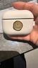 ROCK哆啦a夢(mèng)耳機(jī)套適用于Apple耳機(jī)airpods pro3保護(hù)套無線藍(lán)牙耳機(jī)防塵防摔硅膠套百寶袋磨砂軟殼 Airpods pro3【火漆印章】高端皮革 正版授權(quán)*原創(chuàng)設(shè)計(jì) 曬單實(shí)拍圖