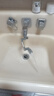 巴諾森德國(guó)機(jī)械臂水龍頭延伸器洗臉盆池防濺頭萬(wàn)向旋轉(zhuǎn)面盆轉(zhuǎn)接頭起泡器 電鍍銀【全銅機(jī)械臂】二檔出水 曬單實(shí)拍圖