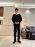 Teenie Weenie Men小熊男裝休閑褲2025秋冬新款直筒多口袋潮流時尚工裝褲 藏青色 S 曬單實拍圖