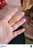喜緣祥珠寶足金999黃金戒指女款時尚百搭經(jīng)典結(jié)婚情絲真愛七夕節(jié)禮物 金重5.92g 曬單實拍圖