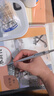 得力(deli)0.5mm/2B金屬自動鉛筆活動鉛 低重心不易斷芯學(xué)生文具考試繪圖 辦公標記簽字 單支筆 曬單實拍圖