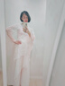 HengTravler古典舞蹈服套裝中國民族舞飄逸紗衣練功服演出服漢元素上衣裙子 漸變粉上衣+大擺裙褲+原版繡花 M 碼95-110【使用后不支持退】 曬單實(shí)拍圖