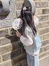 迪士尼女童漢服2025新款春裝兒童洋氣時(shí)髦中式國(guó)風(fēng)套裝春秋款女孩兩件套 藍(lán)色【馬甲+襯衫+牛仔褲】三件套 140 曬單實(shí)拍圖