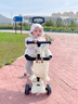 卡布豆兒童嬰兒玩具寶寶三合一可坐嬰幼兒小孩玩具車(chē)寶寶專(zhuān)用生日禮物 M6咖色升級軟座/遮陽(yáng)棚款+可剎車(chē) 曬單實(shí)拍圖