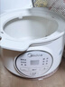 美的（Midea）電燉鍋1-2人電燉盅隔水燉鍋家用燕窩燉盅陶瓷燉湯盅電燉鍋嬰兒輔食小燉鍋煲湯電燉鍋電砂鍋煲湯鍋 1L 【1L=3碗 升級帶蒸籠】DZE1068 曬單實(shí)拍圖