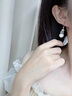MEXNIA奢侈品飾品S999純銀康乃馨耳環(huán)女士淡水珍珠耳墜輕奢生日禮物 康乃馨耳環(huán) 曬單實拍圖