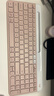 羅技（Logitech）時(shí)尚系列K580無(wú)線(xiàn)藍牙鍵盤(pán) 辦公臺式筆記本手機平板ipad電腦mac靜音薄膜鍵盤(pán)男女生 K580玫瑰粉 曬單實(shí)拍圖