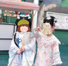 G.DUCKKIDS小黃鴨女童漢服春秋裝長(cháng)袖兒童格格服新中式旗袍女孩古裝表演服 云肩格格 90 尺碼1~2歲【 80-90cm】 曬單實(shí)拍圖