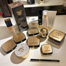 毛戈平（MAOGEPING）光感柔紗凝顏粉餅小金扇定妝801#白皙色11.5g  啞光提亮補(bǔ)妝+面膜 曬單實拍圖