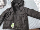 雪中飛羽絨服女短款連帽新款秋冬流行色高密防風(fēng)時(shí)尚百搭加厚保暖外 黑色 L 曬單實(shí)拍圖