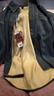 森馬（Semir）牛仔襯衫女冬中長(cháng)款保暖寬松雪尼爾格紋襯衣潮酷復古鹽系衣服 牛仔黃泥染80325 XL 曬單實(shí)拍圖