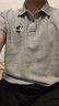 皮爾卡丹純棉100%短袖t恤男士2025夏季新款商務(wù)休閑純色刺繡薄款上衣 灰色 L 170建議120-134斤 曬單實(shí)拍圖