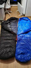 木乃伊羽絨睡袋成人戶(hù)外露營(yíng)輕量化鵝絨冬季加厚防寒零下10度30度 藍色 1000G（210*80*50CM） 曬單實(shí)拍圖