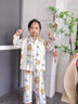 女童敖丙睡衣純棉春秋季薄款長(cháng)袖母女兒童套裝空調親子學(xué)生家居服 100%純棉CMG-30249敖丙 100  【8碼】高93-103cm 曬單實(shí)拍圖