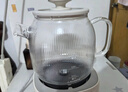 美的（Midea）花漾0膠水全玻璃全自動(dòng)養生壺 多功能煮茶壺 母嬰燒水壺恒溫電熱水壺煮茶器花茶壺1.2L YS12B102 曬單實(shí)拍圖