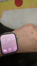 Apple/蘋果 Watch Series 10 智能手表GPS款46毫米亮黑色鋁金屬表殼黑色運動型表帶S/M MX263CH/B 曬單實拍圖