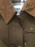 森馬（Semir）復(fù)古巴恩風(fēng)外套女短款寬松上衣秋純棉燈芯絨翻領(lǐng)夾克101524108016 曬單實拍圖