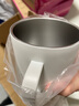 無印良品（MUJI）不銹鋼雙層馬克杯 大容量男女辦公學(xué)生水杯茶杯咖啡杯 白色 490ml 曬單實拍圖