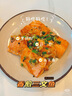 荷裕食品智利冷凍輪切三文魚(yú)扒(銀鮭)2斤 富含Ω3 不可生食 原切帶刺帶鱗 曬單實(shí)拍圖