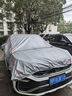 纖驪（xianli）汽車遮陽罩半罩車罩加厚防曬隔熱罩防雨雪半身套前擋罩汽車遮陽擋 越野半身罩【留言備注車型】灰色 曬單實拍圖