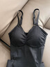 曲線(xiàn)主義【張雨綺同款】黑巧折角腰塑身衣收腹后脫式帶胸墊 超模黑 S碼 曬單實(shí)拍圖