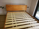 洛亞妮【24H云倉閃發(fā)】實(shí)木床100％純實(shí)木1.5米單人床原木風(fēng)主臥雙人床 原木床+20cm席夢(mèng)思床墊+床頭柜2 1.5米*2米 曬單實(shí)拍圖