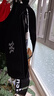 潮牌大容量餃子斜挎包女小眾新款A(yù)SUNY聯(lián)名百搭休閑運(yùn)動風(fēng)單肩包 黑色+掛繩 曬單實(shí)拍圖