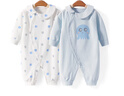 舒貝怡2件裝嬰兒衣服秋冬男女寶寶連體衣6-12個(gè)月嬰幼兒長(zhǎng)袖哈衣外出服 小章魚(yú)+滿印藍(lán) 90cm 曬單實(shí)拍圖