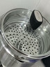 蘇泊爾（SUPOR）湯鍋316L食品級(jí)不銹鋼健康無(wú)涂層寶寶輔食大容量一鍋多用磁爐通用 丨帶304蒸格丨雙側(cè)瀝水 22cm 6L 曬單實(shí)拍圖