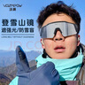 VOZAPOW沃颯徒步登山眼鏡偏光炫彩爬雪山騎行護目鏡紫外線(xiàn)近視防風(fēng)沙雪盲 曬單實(shí)拍圖