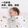 光多拉 嬰兒包單純棉產房包被襁褓巾防驚跳安撫新生兒用品2條裝 曬單實拍圖
