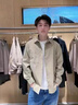 POUM卡其色襯衫男士長(cháng)袖日系休閑cityboy襯衣外套男秋季新款百搭衣服 卡其色 L 曬單實(shí)拍圖