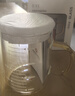 雅集耐熱玻璃公道杯分茶器帶刻度杯400ml防塵帶蓋茶杯子琥珀把手 曬單實(shí)拍圖