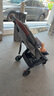 UPPAbabyMINU V3新生嬰兒車 輕便折疊 可坐可躺可登機(jī)寶寶手推車 深灰色 曬單實(shí)拍圖