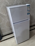 海爾（Haier）123升小冰箱冰箱雙開門二級能效節(jié)能省電黑金凈化保鮮租房家用冰箱宿舍迷你BCD-123GHTMZ0WV 曬單實拍圖