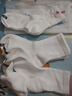 京東京造 兒童夏季男童襪子中小學(xué)棉襪校園小白襪開學(xué)5雙20-22cm 曬單實拍圖