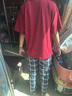 芭菲悅初中生12-15歲女孩衣服短袖短褲套裝夏季女大童運動(dòng)套裝2025新款 紅色上衣+黑色格子褲【兩件套】 170 M 建議80-100斤 曬單實(shí)拍圖