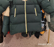 G.DUCKKIDS小黃鴨輕薄棉服秋冬兒童卡特連帽外套年嬰幼兒寶寶 淺綠色 90 曬單實(shí)拍圖