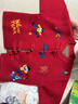 嘟嘟家兒童新中式唐裝男童紅色過(guò)年衣服女童喜慶拜年服寶寶毛衣冬 酒紅色 90 曬單實(shí)拍圖