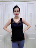 莫代爾發(fā)熱保暖內衣女加絨加厚固定杯一體式塑身美體吊帶背心打底衫 【2件裝】膚色 鐵灰 2XL碼【建議121-140斤】38/85ABC 曬單實(shí)拍圖