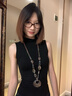 鹿珊伍毛衣鏈復(fù)古辣妹風(fēng)蝴蝶串珠長款項鏈女鎖骨頸鏈民族風(fēng)旅游拍照配飾 多彩蝴蝶印花銀色底吊墜 曬單實拍圖