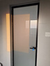 澤雅鋁合金衛生間廁所門(mén)洗手間極窄浴室隔斷玻璃門(mén)單開(kāi)廚房平開(kāi)門(mén)定制 16*35極窄雙玻（長(cháng)虹+磨砂）/㎡ 含門(mén)套 曬單實(shí)拍圖