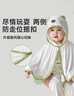 歐育防嬰兒曬衣服0-3歲夏秋季薄款兒童遮陽(yáng)斗篷冰絲外套寶寶外出披風(fēng) A116 白色 100 (均 碼) 建議【80-100cm】 曬單實(shí)拍圖